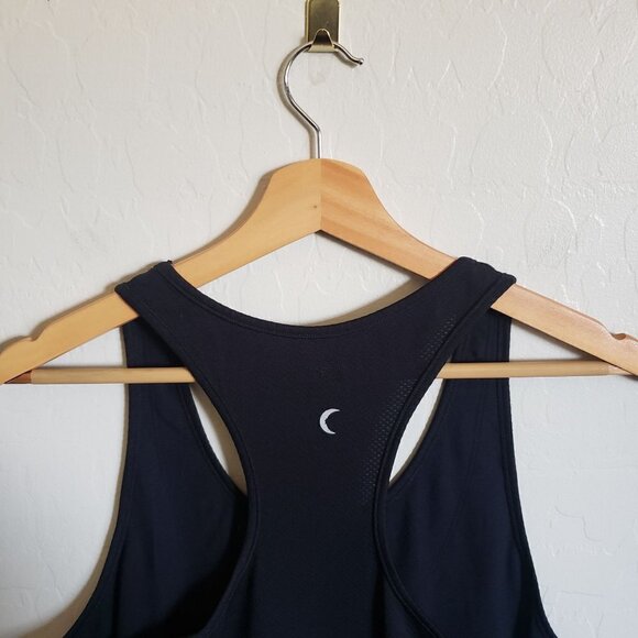 ZYIA Active Copper Charged Seamless Racerback Tank Top Nylon Black Sz Women's XL - Picture 8 of 8